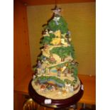 THOMAS KINKADE MUSICAL LIGHT UP CHRISTMAS TREE