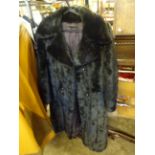 2 FAUX FUR COATS ONE IS JEAN LOUIS DE PARIS,