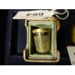 SILVER THIMBLE IN BOX