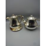 7 PIECE SILVER PLATED TEA SET