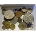 SMALL QUANTITY OF MIXED COINS INCLUDING 4 X 3 PENCES 1873 1915 1917 1939