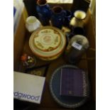 BOX OF MIXED CHINA AND POTTERY