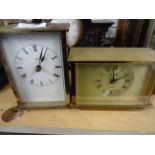 2 BATTERY POWERED METAMEC MANTLE CLOCKS