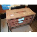 4 DRAWER TOOL CHEST 16 X 10 X 8 inches deep