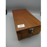 WOODEN STORAGE BOX (30 X 16 X 10)CM