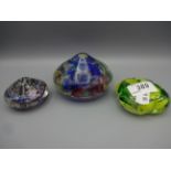 10 GLASS PAPERWEIGHTS MOSTLY AVONDALE GLASS
