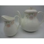 ROYAL DOULTON TWILIGHT ROSE 50+ PIECE TEA SET