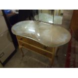 RETRO KIDNEY SHAPED DRESSING TABLE