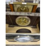 3 METAMEC MANTLE CLOCKS,