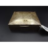 MAPPIN AND WEBB SILVER TOBACCO BOX