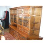 OLD CHARM DISPLAY CABINET WITH 2 CORNER SECTIONS