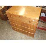 RETRO MEREDEW 4 DRAW SECRETAIRE CHEST 30 wide x 32 1/2 inches tall
