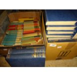 BOX OF HARDBACK BOOKS AND ENCYCLOPEDIA SET