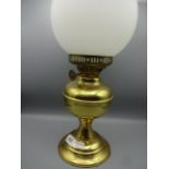 BRASS DUPLEX LANTERN 49CM TALL WITH CHIMNEY