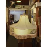 RETRO STANDARD LAMP WITH FLOWER INSET SH