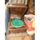 EDISON BELL DISCAPHONE & BOX 78S