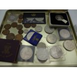 COLLECTION OF MOSTLY COMMEMORATIVE COINS