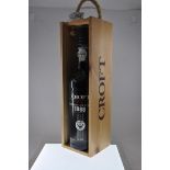 BOXED BOTTLE OF CROFT LATE BOTTLED PORT 1988