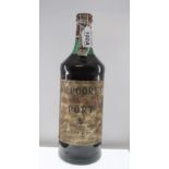 BOTTLE OF NIEPORT 20 YEAR OLD PORT BOTTLED IN 1975 INTO NECK