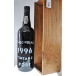 REAL COMPANLIA VELLIA VINTAGE PORT (IN WOODEN BOX 1996.