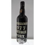 1 BOTTLE OF VINTAGE FEUERHEERD VINTAGE PORT 1977