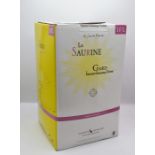 A 10L BOX OF GARD BLANC IGP LAUDIN CHUSCLAN FRANCE