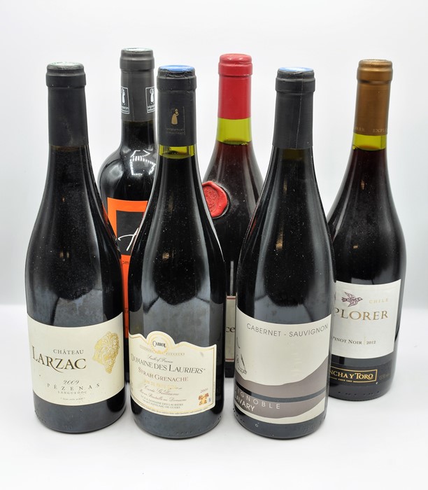 BOX OF 6 MIXED RED WINE