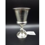 SILVER SHOOTING CUP ENGRAVED CARTER CUP 1924 SGT J.W.