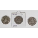 Three Australian silver coins