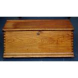 Antique Lebanese cedar trunk