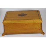 Inlaid American deeds box