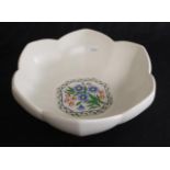 Wedgwood lotus shape hand painted bowl