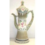 Japanese Meiji moriage ware ewer