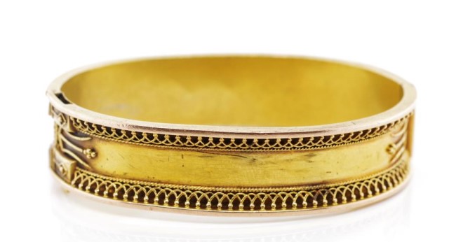 Victorian gold bangle - Bild 5 aus 6