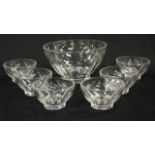 Villeroy & Boch 7 piece crystal dessert set