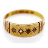 Victorian 15ct yellow gold ring