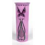 Shelley Art Nouveau butterfly vase