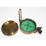 Victorian brass compass