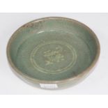 Early Chinese celadon dish