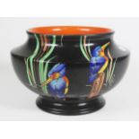 Shelley Art Deco kingfisher bowl