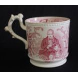 Victorian Sir Walter Scott ceramic mug