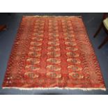 Antique handmade Persian woollen rug