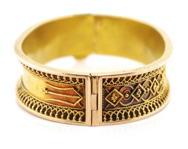 Victorian gold bangle - Bild 2 aus 6