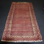 Antique handmade Persian woollen rug