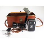 Early cased Bolex Paillard movie camera