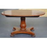 Mid 19th century mahogany table