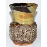 Bill Reid Australian pottery bark vase