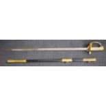 WWII Royal Navy midshipman's sword