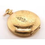 Elgin gold plated fob watch