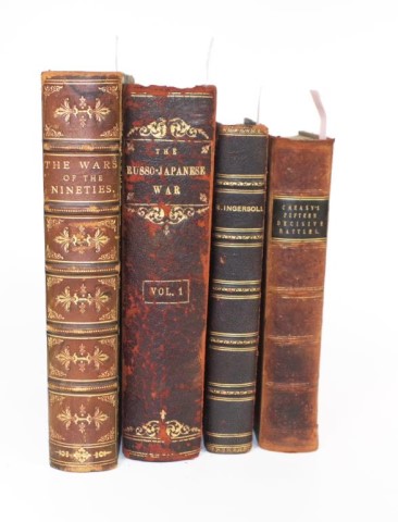 Five antique military interest books